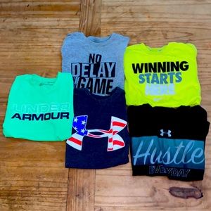 Boys size small lot of athletic shirts